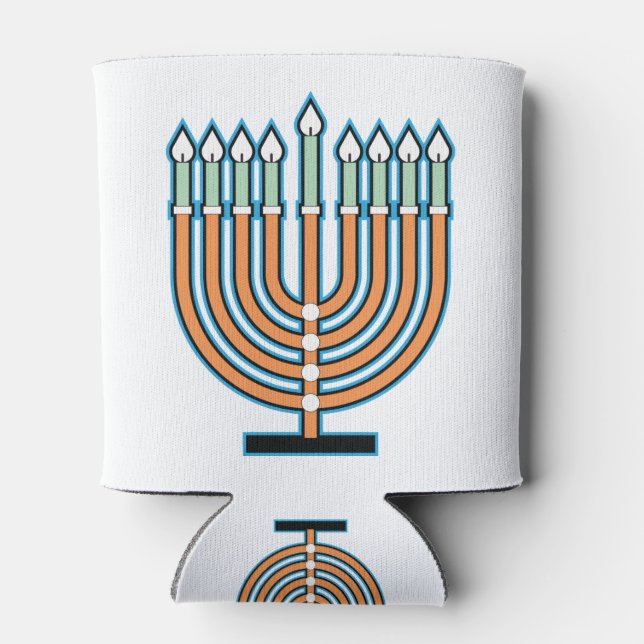 Rafraîchisseur Pour Canette Menorah (Dos)