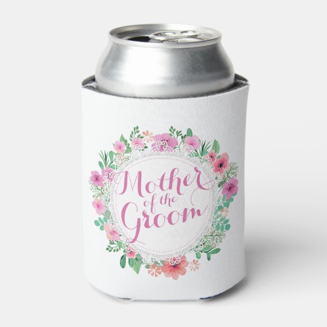 Rafraîchisseur Pour Canette Mère du Mariage d'aquarelle Groom peut refroidir (Can devant)