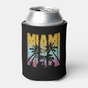 Rafraîchisseur Pour Canette Miami Vacation Souvenir - Retro Beach Apparel