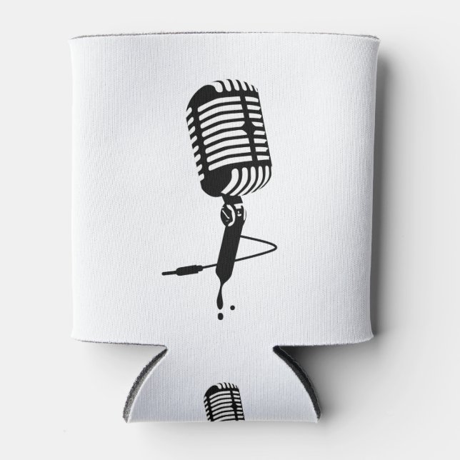 Rafraîchisseur Pour Canette microphone classique (Devant)