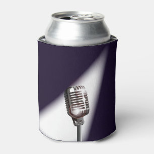 Rafraîchisseur Pour Canette Microphone rétro Stage