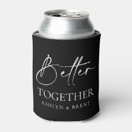 Rafraîchisseur Pour Canette Mieux Ensemble Mariage noir peut refroidir/Koozie