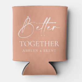 Rafraîchisseur Pour Canette Mieux Ensemble Peach Mariage Can Cooler