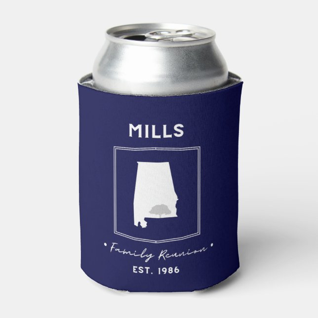 Rafraîchisseur Pour Canette Mills Reunion 2025 Grogger Navy (Can devant)