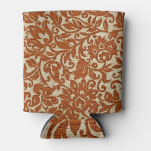 Rafraîchisseur Pour Canette Modèle floral javanais : texture tissée.