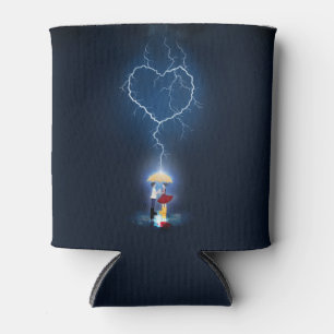 Rafraîchisseur Pour Canette Moment romantique "Lovestruck" sous un parapluie