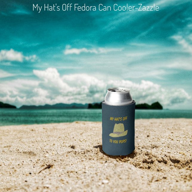 Rafraîchisseur Pour Canette Mon Casquette Off Fedora peut refroidir (Créateur téléchargé)