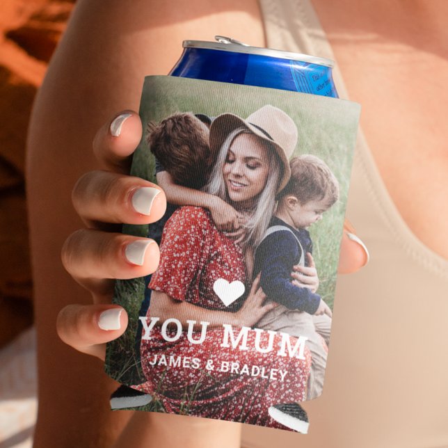 Rafraîchisseur Pour Canette MON COEUR VOUS AIME MUM Fête des Mères Photo (Créateur téléchargé)