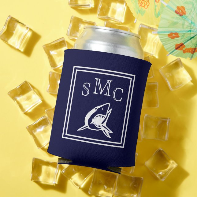 Rafraîchisseur Pour Canette MONOGRAM Requin gris uni clair (Été in situ)