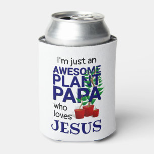 Rafraîchisseur Pour Canette Monogramme AWESOMOME PLANTE PAPA AIME JÉSUS