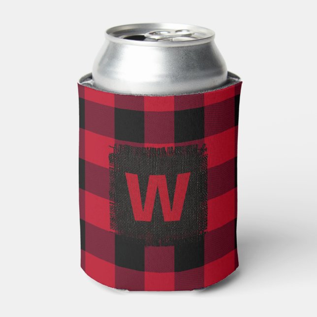 Rafraîchisseur Pour Canette Monogramme de contrôle de Buffalo Rouge (Can devant)