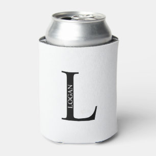 Rafraîchisseur Pour Canette Monogramme personnalisé et nom Can Cooler