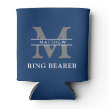 monogramme personnalisé initiale et porte-bague de