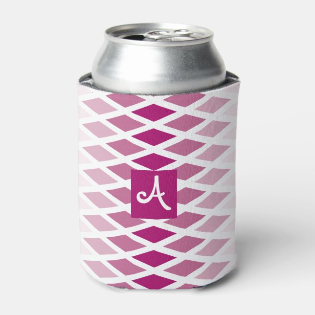 Rafraîchisseur Pour Canette Monogramme rose Diamond Ombre (Can devant)
