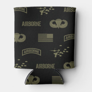 Rafraîchisseur Pour Canette Motif aéroporté (Vert)