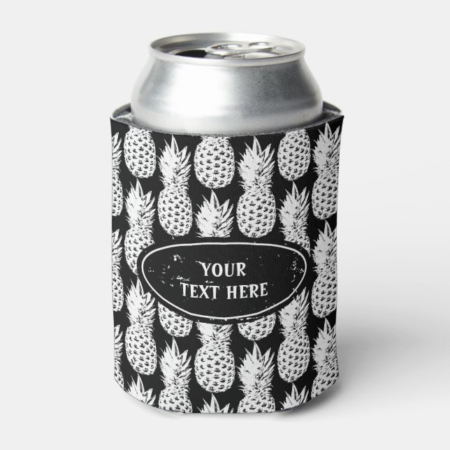 Rafraîchisseur Pour Canette Motif d'ananas tropicale coutume peut refroidir (Can devant)
