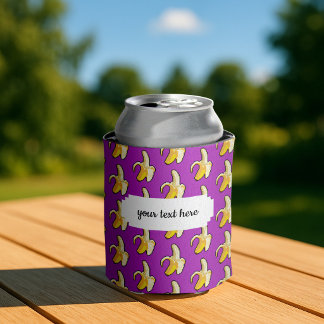 Rafraîchisseur Pour Canette Motif de banane jaune prête à manger en Pixel Art