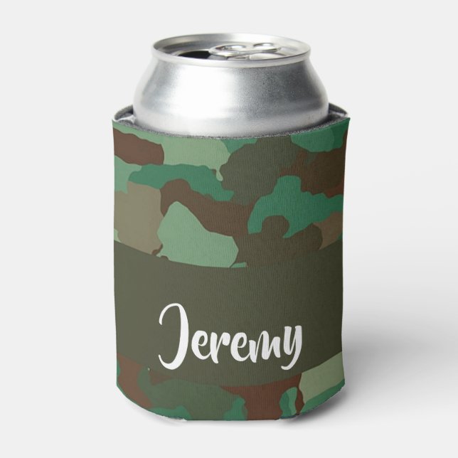 Rafraîchisseur Pour Canette Motif de camouflage de nom personnalisé (Can devant)