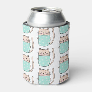 Rafraîchisseur Pour Canette Motif de chat chaton minou