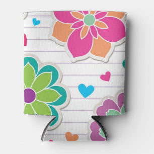 Rafraîchisseur Pour Canette Motif de fleurs