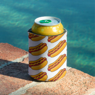Rafraîchisseur Pour Canette Motif de hot-dog grillé