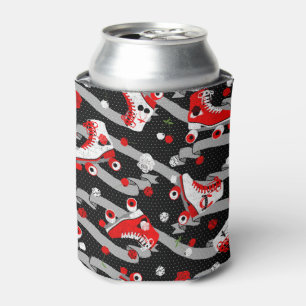 Rafraîchisseur Pour Canette Motif de patinage à roulettes Rockabilly