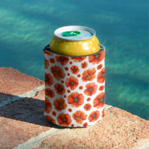 Rafraîchisseur Pour Canette Motif de puces d'aquarelle