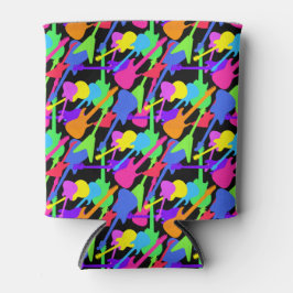 Rafraîchisseur Pour Canette Motif de splash de guitare