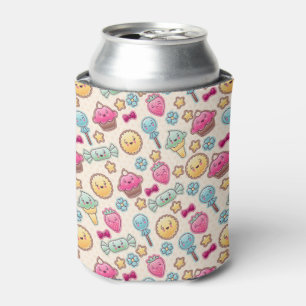 Rafraîchisseur Pour Canette Motif d'enfant de Kawaii avec des griffonnages