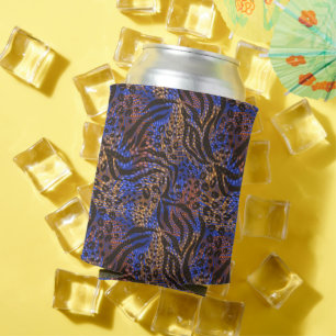 Rafraîchisseur Pour Canette Motif d'impression Leopard et Zebra