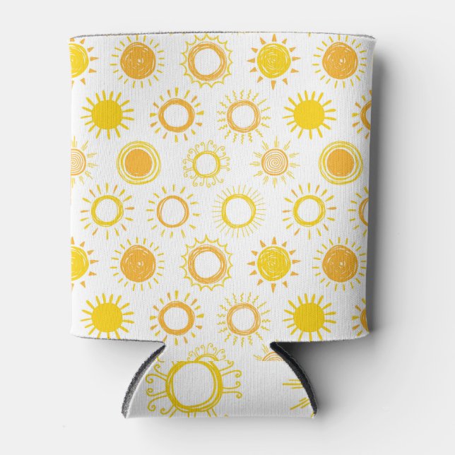 Rafraîchisseur Pour Canette Motif Doodle  (Devant)