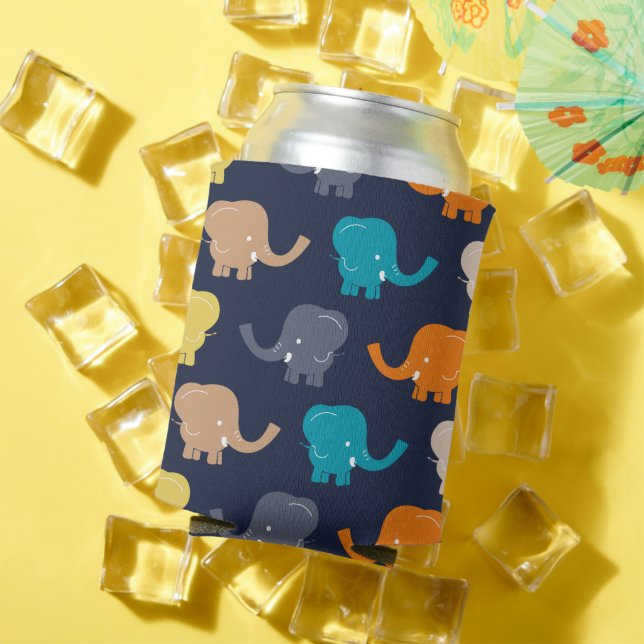 Rafraîchisseur Pour Canette Motif éléphant (Été in situ)