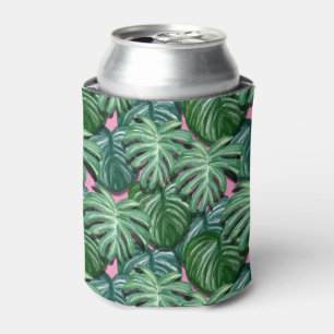 Rafraîchisseur Pour Canette Motif exotique Feuille tropical vert