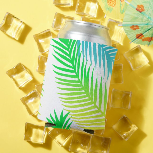 Rafraîchisseur Pour Canette Motif feuille Palm (Été in situ)
