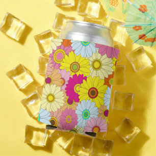 Rafraîchisseur Pour Canette motif floral