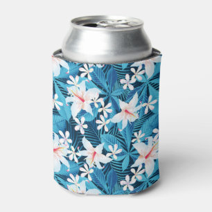 Rafraîchisseur Pour Canette Motif floral 2 de ketmie tropicale