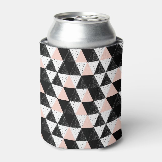 Rafraîchisseur Pour Canette Motif géométrique triangle à main (Can devant)