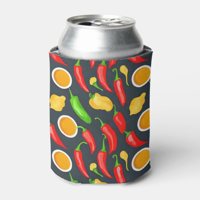 Rafraîchisseur Pour Canette Motif Hot Chili Peppers (Can devant)
