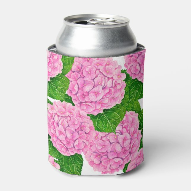 Rafraîchisseur Pour Canette Motif Hydrangea (Can devant)