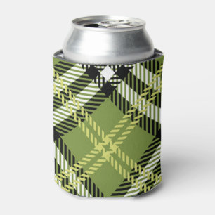 Rafraîchisseur Pour Canette Motif irlandais vert de plaid