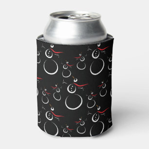 Rafraîchisseur Pour Canette Motif motoneige d'hiver mignon noir