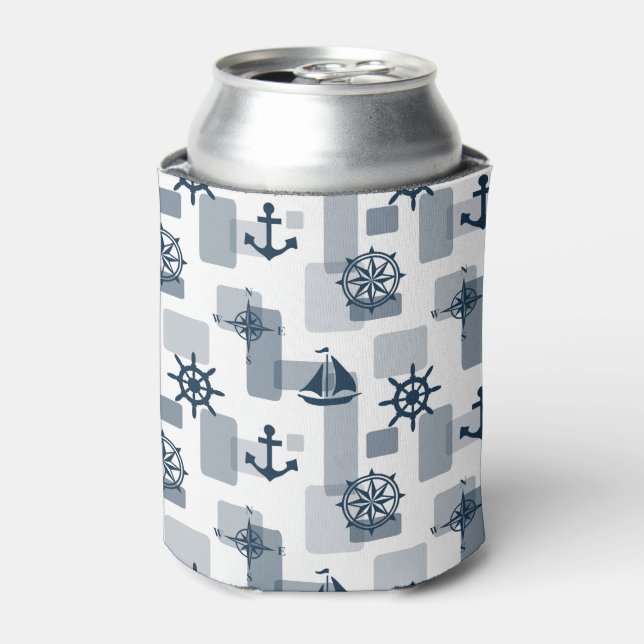 Rafraîchisseur Pour Canette Motif nautique (Can devant)