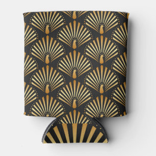 Rafraîchisseur Pour Canette Motif paon d'or Art déco