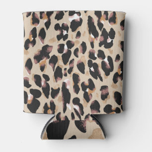 Rafraîchisseur Pour Canette Motif Poster de animal Leopard sans couture
