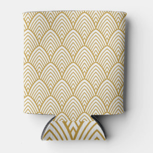 Rafraîchisseur Pour Canette Motif sans couture géométrique Art Déco.