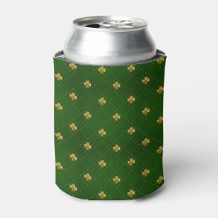 Rafraîchisseur Pour Canette Motif vert d'or de trèfle