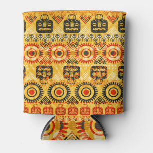 Rafraîchisseur Pour Canette Motifs tribaux : motif ethnique sans soudure.