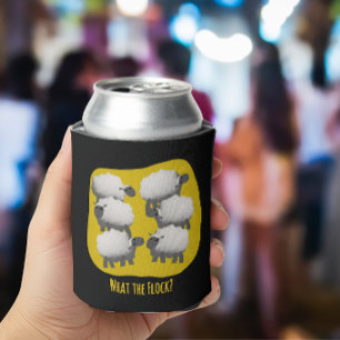 Rafraîchisseur Pour Canette Moutons Drôles « Mais qu'est-ce que le troupeau ?