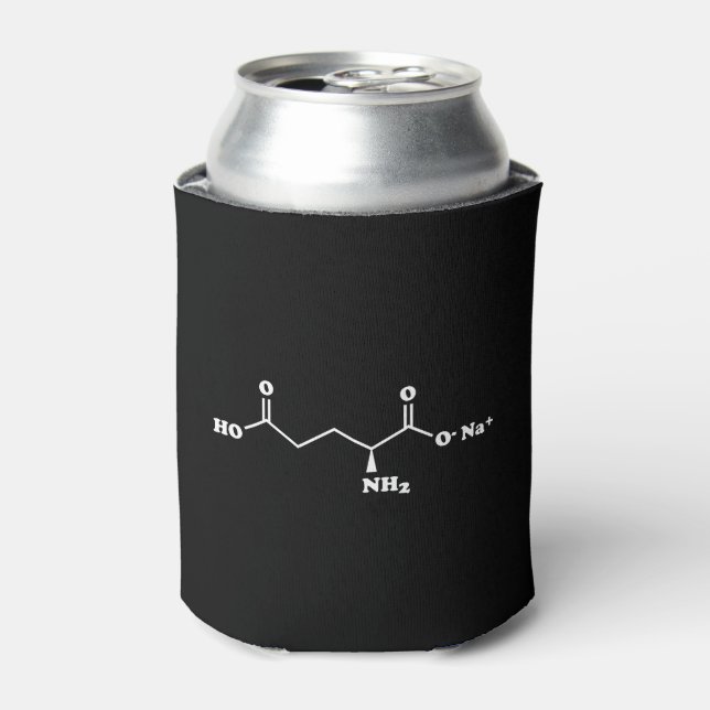 Rafraîchisseur Pour Canette MSG Monosodium Glutamate Molecule Formule chimique (Can devant)