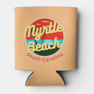 Rafraîchisseur Pour Canette Myrtle Beach South Carolina Retro Sunset